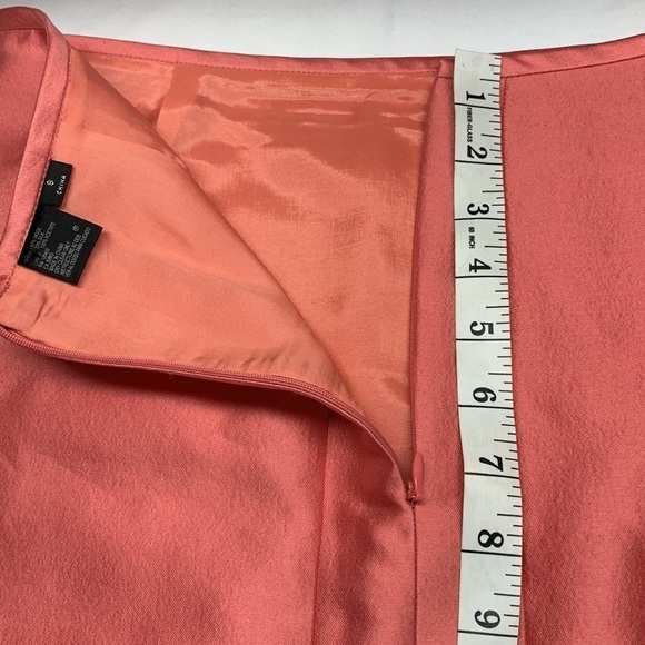 Wool and Silk Blend Skirt Fully Lined Size 8 Colour Peach - Picture 7 of 11